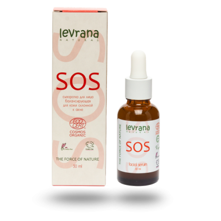 Levrana Сыворотка для лица SOS противовоспалительная для проблемной кожи с акне, 30 мл