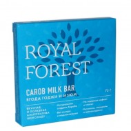 Royal Forest Carob Milk Bar "Ягоды годжи и изюм", 75 гр