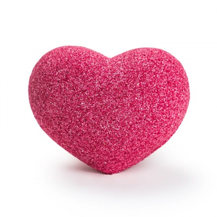 Savonry Сердечко соляное для ванны розовое, 120 гр